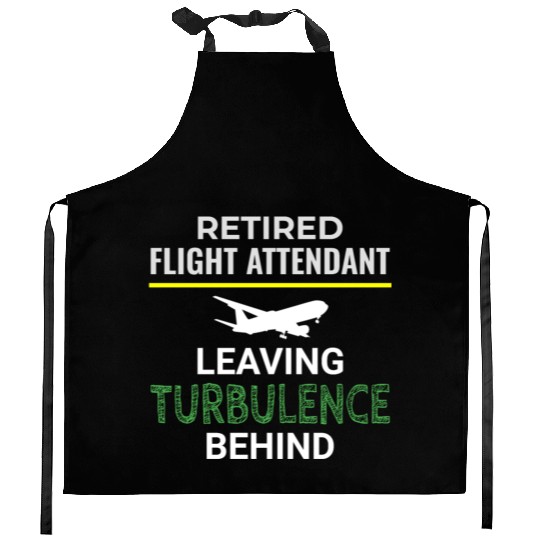 Retired Flight Attendant Aviation Cabin Crew Kitchen Aprons