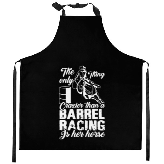 Only Thing Crazier Than Barrel Racer Is Her Horse Kitchen Aprons