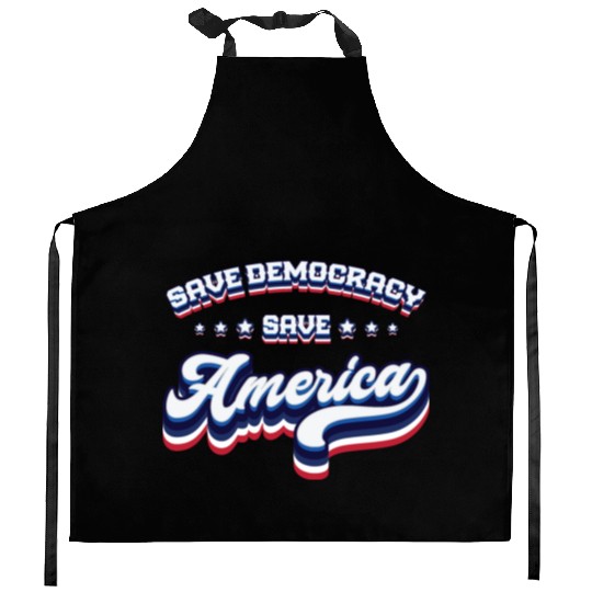Save Democracy - 2024 Elections Kitchen Aprons