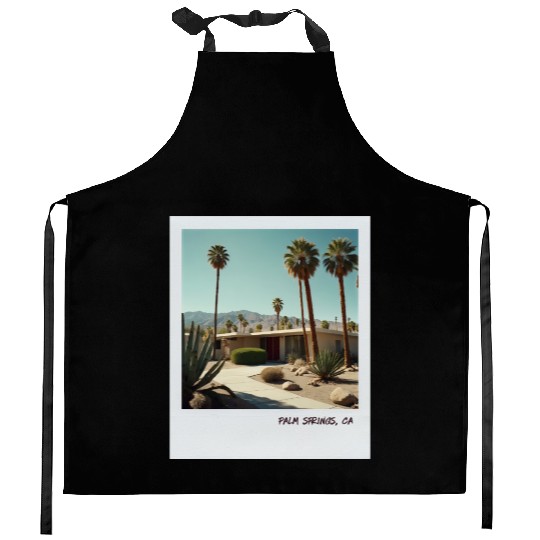Mono Enterprises "Travels" Palm Springs #1 Kitchen Aprons