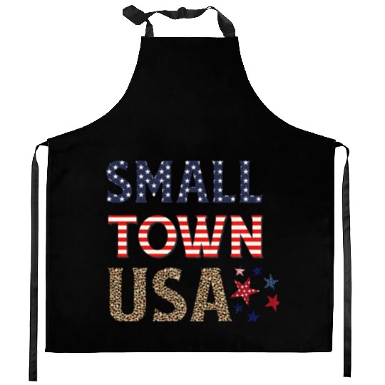SMALL TOWN USA Kitchen Aprons