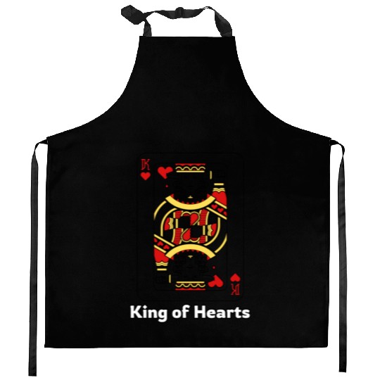 King of Hearts Kitchen Aprons