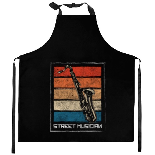 Musician Street Creative Band Kitchen Aprons