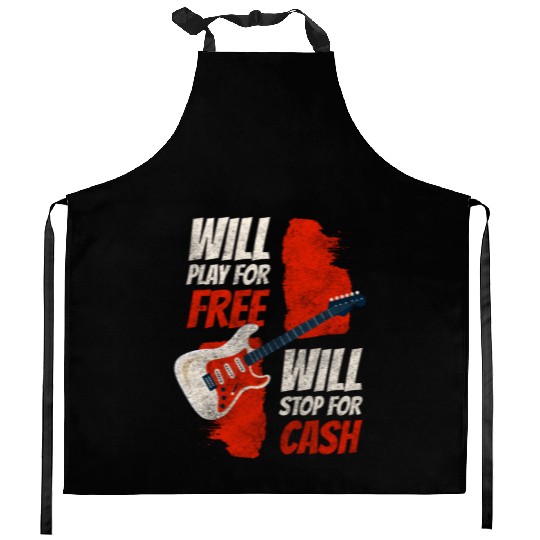 Musician Street Creative Band Kitchen Aprons
