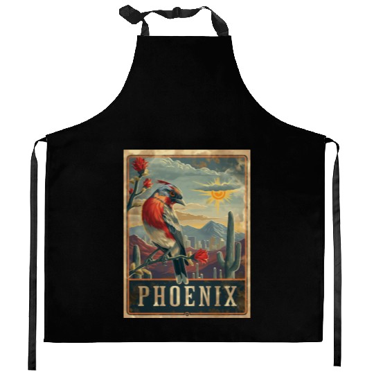 Retro Phoenix Arizonna Kitchen Aprons