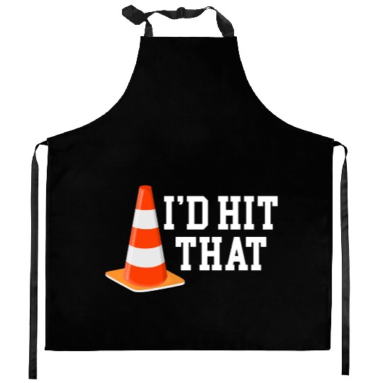 I'd Hit That Funny Autocross Mechanic Drifting Kitchen Aprons