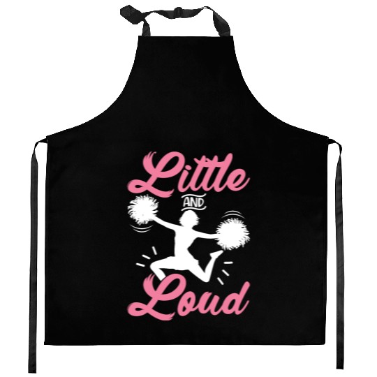 Funny Cheerleading Cheerleader Cheer Squad Little Kitchen Aprons