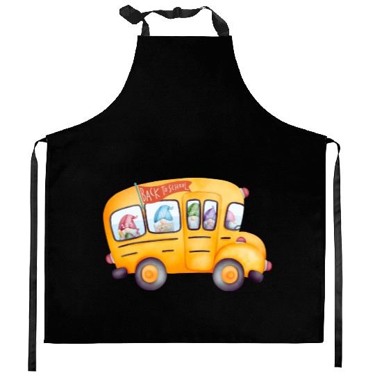 Back to School Collection: School Bus Kitchen Aprons