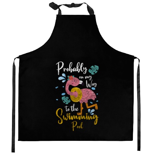 Pool Party Diving Summer Kitchen Aprons
