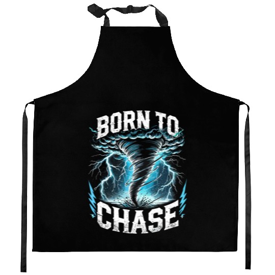 Tornado Chasing Adventures: Embrace Nature's Fury Kitchen Aprons