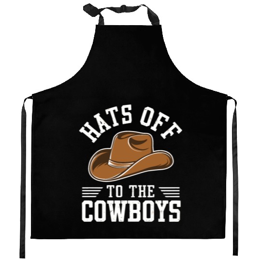 Cowboy Lifestyle Western Theme with Horses and Kitchen Aprons