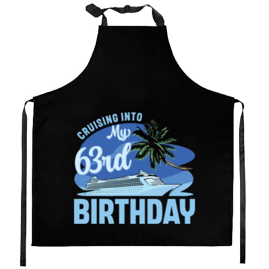 Cruise Boat Trip Vacation Cruising Into My 63rd Kitchen Aprons