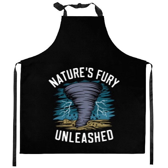 Tornado Chasing Adventures: Embrace Nature's Fury Kitchen Aprons
