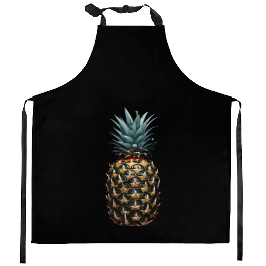 Pineapple Realistic Kitchen Aprons
