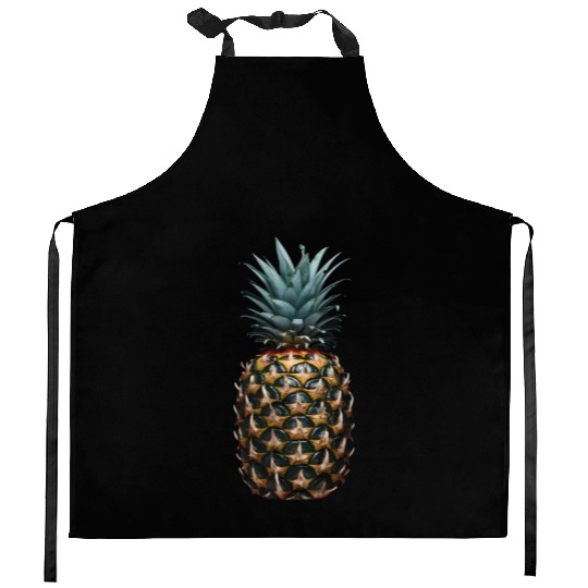Pineapple Realistic Kitchen Aprons