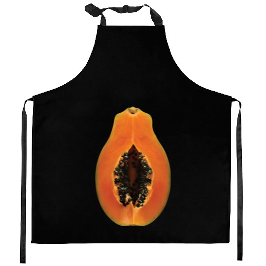 Papaya Realistic Kitchen Aprons