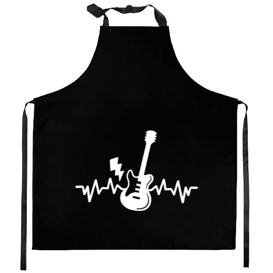 Guitar Guitar player Guitarist Kitchen Aprons