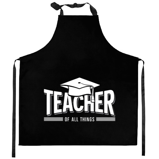 Teacher School Profession Schoolteacher Kitchen Aprons