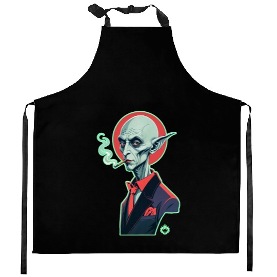 NOSFERATU WEED Kitchen Aprons