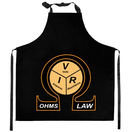 ohm law symbol formula Triangle Kitchen Aprons engineers