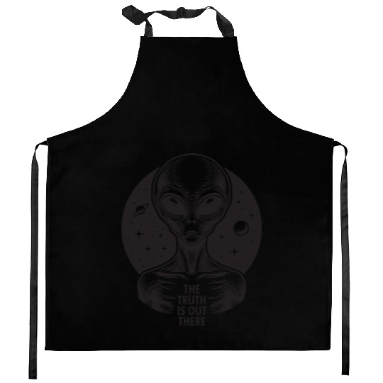THE TRUTH IS OUT THERE Kitchen Aprons
