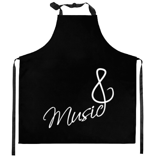 Music Clef Note French Violin Treble Musical Sound Kitchen Aprons