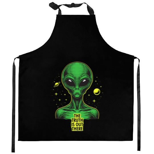 The truth is out there Kitchen Aprons
