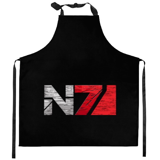 Mass Effect N7 Essential Kitchen Aprons