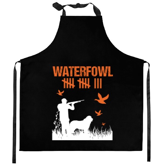 Funny Waterfowl Hunting Score Card Duck Hunting Kitchen Aprons