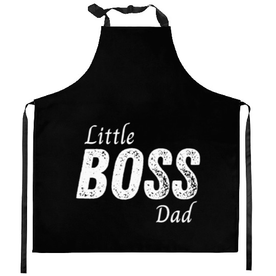 Little Boss Daddy Baby Children Toddler Boy Kitchen Aprons
