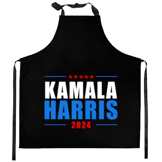 Kamala Harris Madame President 2024 Kitchen Aprons