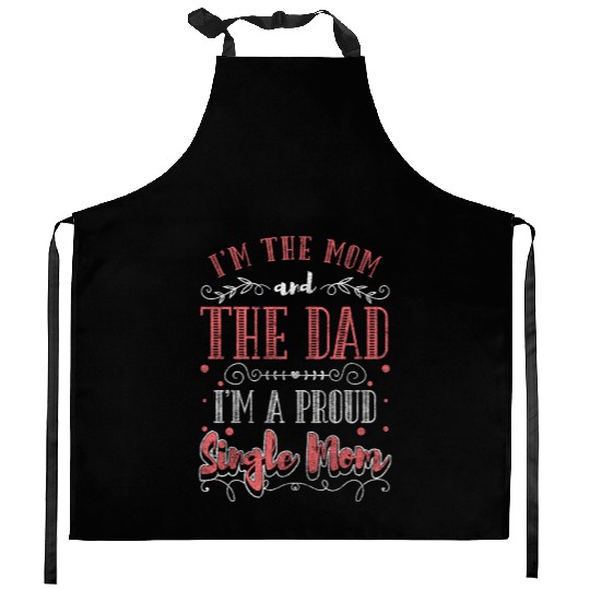 Single Parent Child Love Mother's Day Kitchen Aprons
