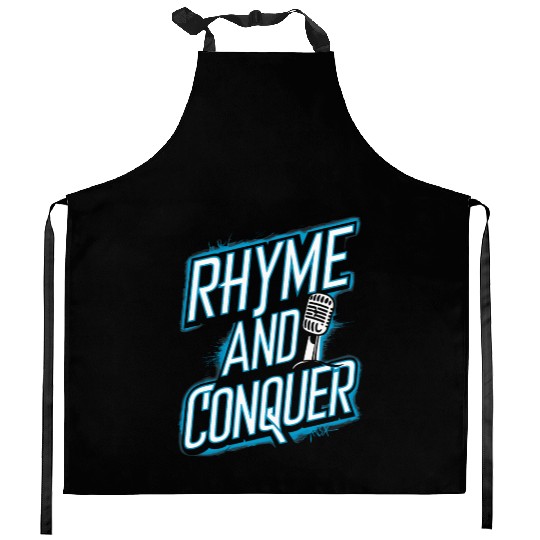 Epic Lyrical Battle of the Titans: Hip Hop Rap Kitchen Aprons