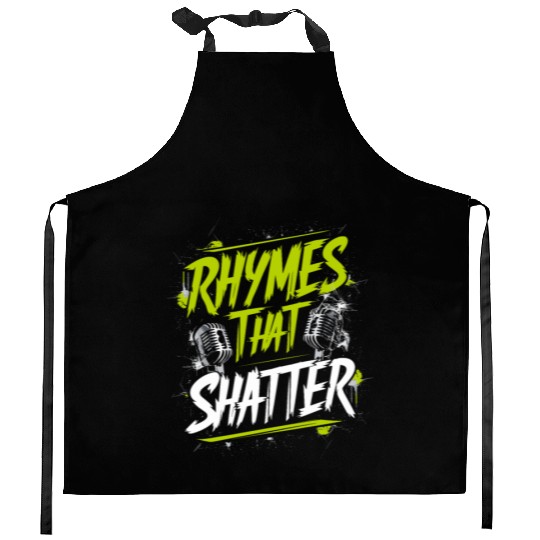 Epic Lyrical Battle of the Titans: Hip Hop Rap Kitchen Aprons