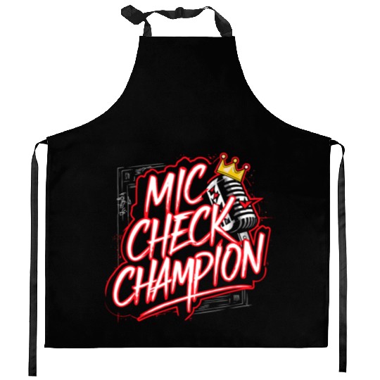 Epic Lyrical Battle of the Titans: Hip Hop Rap Kitchen Aprons