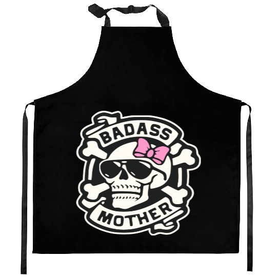Badass Mother Skull LIKE US ON FACEBOOK # Kitchen Aprons