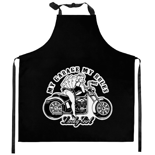 My Garage My Rules Pinup LIKE US ON FACEBOOK # Kitchen Aprons