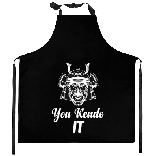 You Kendo It Sparring Ninjutsu Fencing Combat Kitchen Aprons