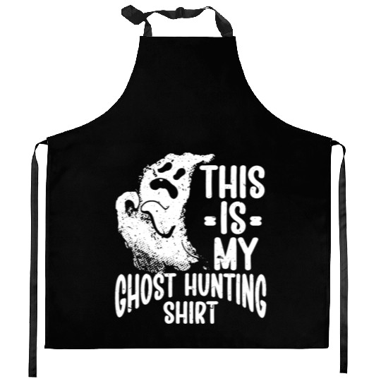This Is My Ghost Hunting Kitchen Aprons Paranormal Hunter