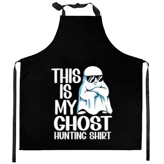 This Is My Ghost Hunting Kitchen Aprons Paranormal Hunter