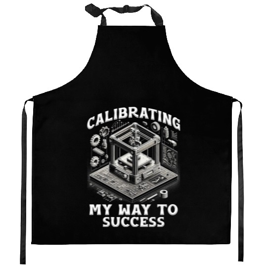 3D Print 3D Engineer Calibrating My Way To Success Kitchen Aprons