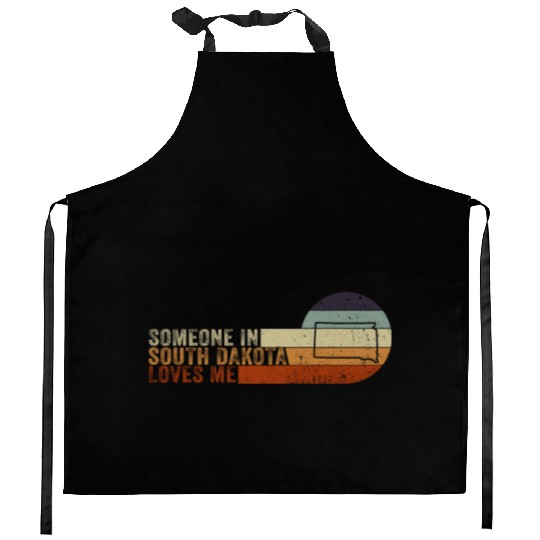 Someone In South Dakota Loves Me Kitchen Aprons