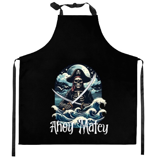 Ahoy Matey - Talk Like a Pirate Kitchen Aprons