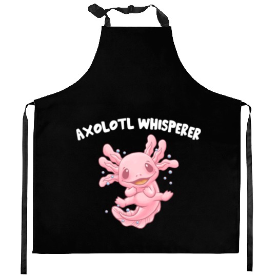 Axolotl Whisperer Salamander Animal Lover Amphibia Kitchen Aprons
