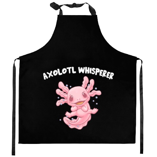 Axolotl Whisperer Salamander Animal Lover Amphibia Kitchen Aprons