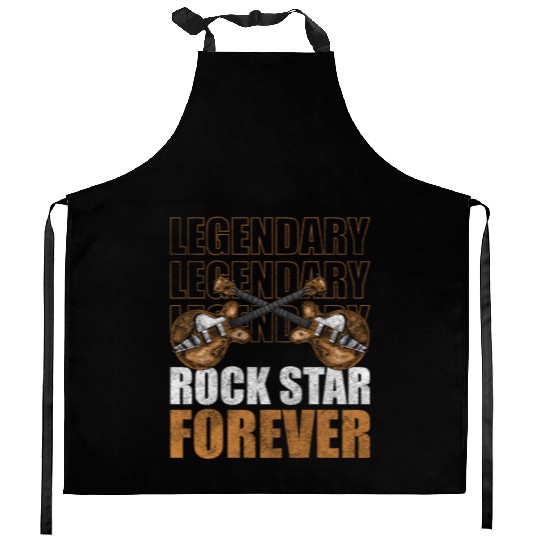 Rock Music Hard Rock Musician Kitchen Aprons