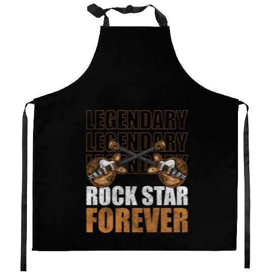 Rock Music Hard Rock Musician Kitchen Aprons