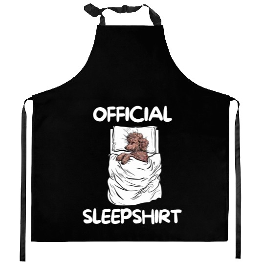 Toy Poodle Dog Official Sleepshirt Nightgown Kitchen Aprons