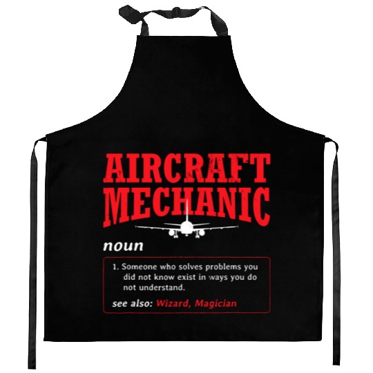 Aircraft Mechanic Definition Airplane Aircraft Kitchen Aprons