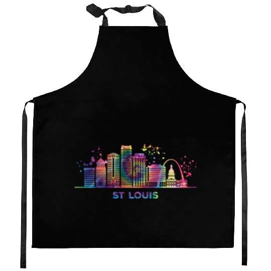 St Louisian Skyline St Louis Kitchen Aprons